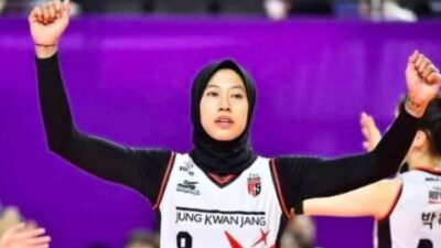 Pemain Bola Voli Asal Jember yang Membuat Masyarakat Korea Terkesan, Mahir Bahkan Saat Menggunakan Hijab.