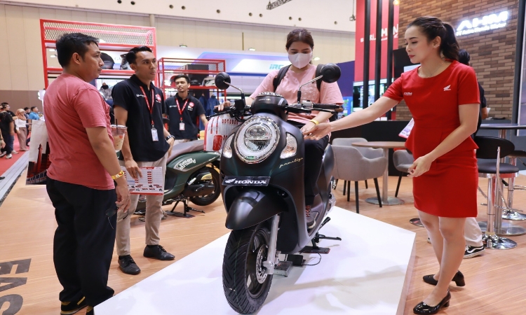 Honda Scoopy Terbaru Mendominasi Daya Tarik Pengunjung IMOS+ 2023