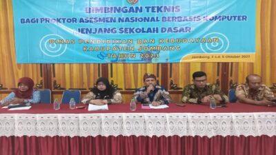 Bimtek ANBK untuk Sekolah Dasar diadakan oleh Disdikbud Jombang