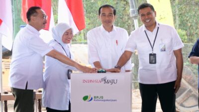 Presiden Jokowi Meresmikan Pendirian Kantor BPJS Ketenagakerjaan di IKN