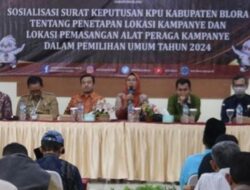 KPU Blora Tetapkan Lokasi Kampanye dan Tempat Pemasangan Alat Peraga Kampanye