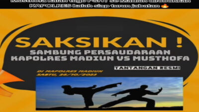 Kapolres Madiun tidak Ambil Pusing Terhadap Tantangan Duel Musthofa, Berdampak pada Penurunan Tugu Perguruan Silat.