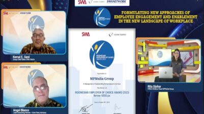 MPM Honda Jatim Mendapatkan Penghargaan Indonesian Employers of Choice Award 2023