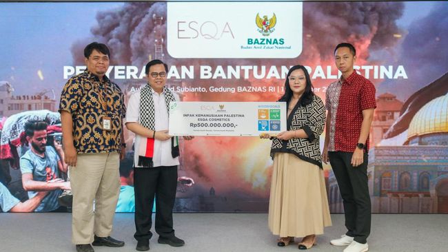 ESQA Akhirnya Sumbangkan Rp600 Juta untuk Gaza Pasca menjadi Ramai di Medsos