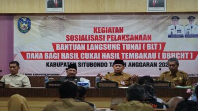 Ribuan Warga Situbondo Akan Menerima BLT dengan Anggaran DBHCHT Dari Pemkab