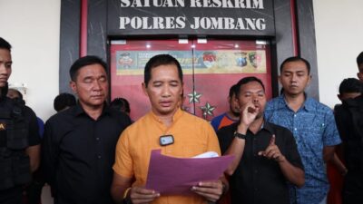 Pasangan Spesialis Curanmor Ditangkap oleh Polres Jombang setelah Beraksi di Berbagai Tempat Kejadian Perkara