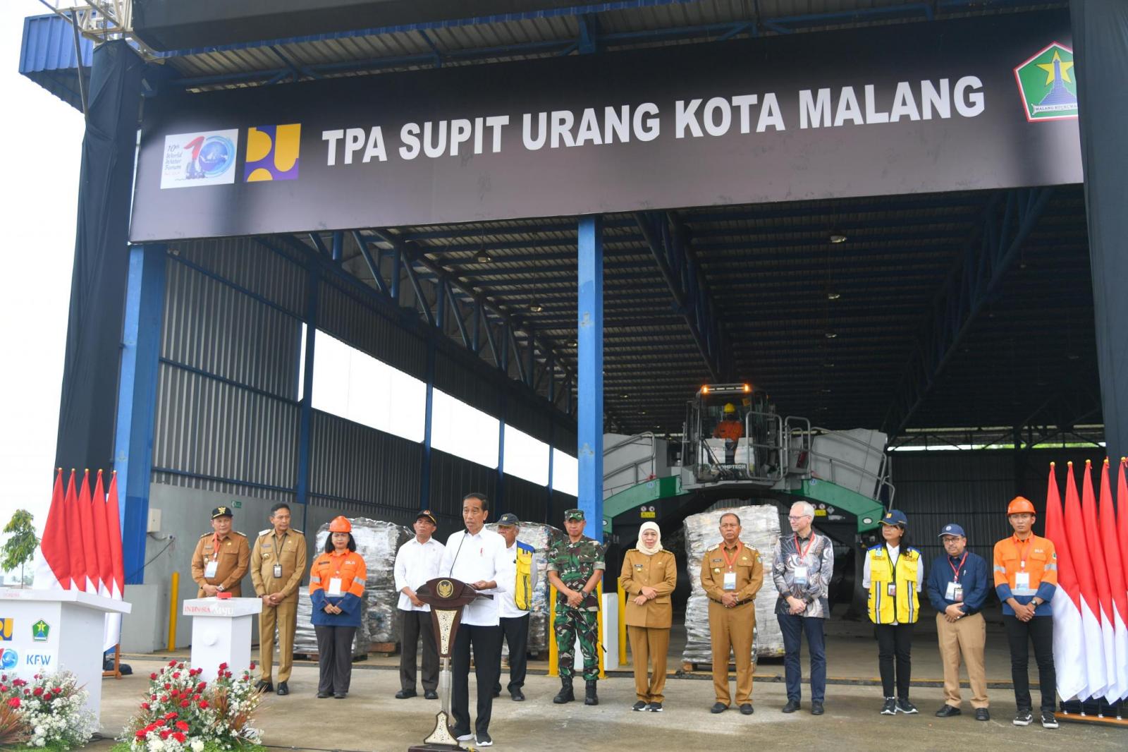 Presiden Jokowi Mendorong Penggunaan Teknologi Modern di Tempat Pengelolaan Sampah (TPA)