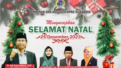 Pucuk Pimpinan dan Anggota DPRD Menyampaikan Selamat Hari Natal Tahun 2023