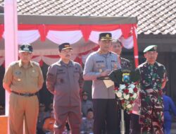 Pimpinan Kapolres Malang Menyelenggarakan Apel Pasukan Operasi Lilin untuk Cek Kesiapan Pengamanan Nataru