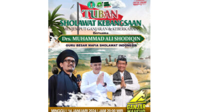 Relawan Akan Mengadakan Acara Shalawat Kebangsaan di Tuban dan Berdoa untuk Kemenangan Ganjar-Mahfud