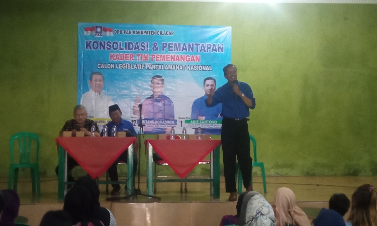 Caleg PAN Arif Berencana Meraih 10 Ribu Suara dan Siap Mengabdi Melalui Konsolidasi