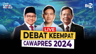 Live Streaming Debat Cawapres Putaran Keempat