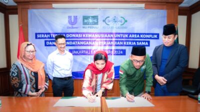 LAZISNU PBNU dan Unilever Indonesia Sepakat Menandatangani MoU untuk Menerima Dana Kemanusiaan sebesar Rp 1,5 M