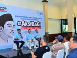 Relawan Aksi Sahabat Gibran Melakukan Praktik Program Makan Siang Gratis di Semarang