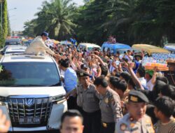 Ribuan Masyarakat Kepulauan Riau Bergembira Sambut Kedatangan Prabowo Subianto