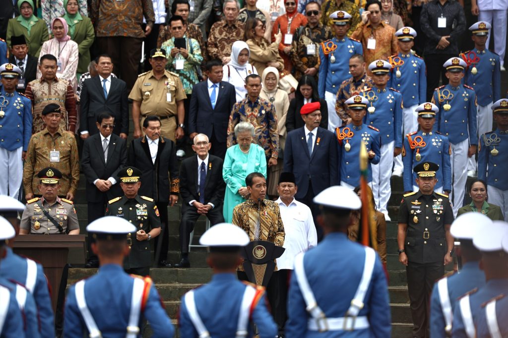 Tokoh Senior TNI dan Selebriti Berada di Acara Peresmian Graha Utama Akmil Magelang Bersama Jokowi dan Prabowo