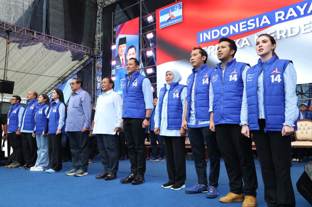 Puluhan Ribuan Warga Malang Menyerukan Prabowo dan Khofifah sebagai Presiden