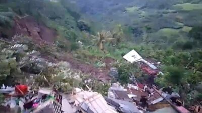 Longsor di Desa Kali Tlaga Banjarnegara, Banyak Rumah Warga Tertimbun Tanah