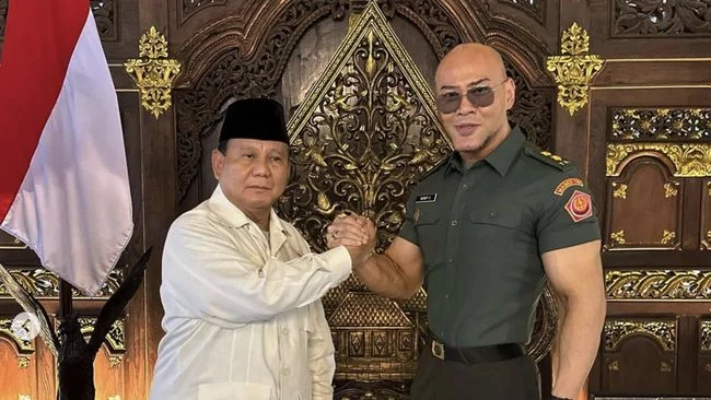 Prabowo Subianto Tertawa Ketika Deddy Corbuzier Membicarakan Jatah Menteri: Tidak Ada Potongan, Ded.