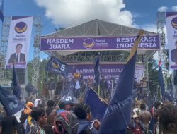 Partai NasDem Berhasil Memenangkan Kabupaten Mimika di Papua Tengah dengan Mewarnai Biru, Mengukuhkan Kemenangan Amin