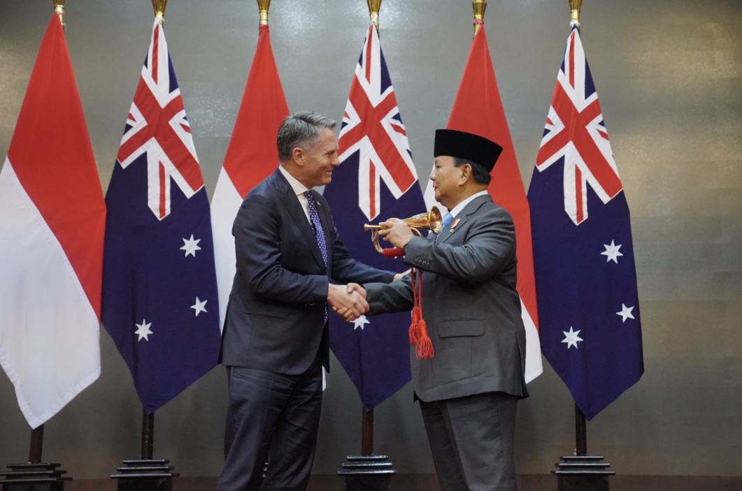 Prabowo Subianto dan Wakil Perdana Menteri Australia Membahas Kerja Sama Pertahanan