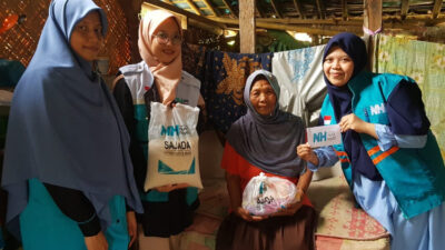 Tarhib Ramadhan: Nurul Hayat Jember Memberikan Paket Sembako dan Uang Tunai kepada Masyarakat