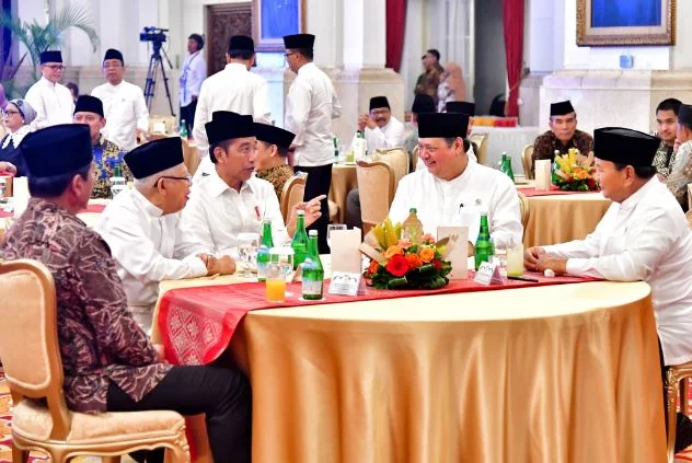 Acara Bukber di Istana Negara: Momen Akrab Prabowo Subianto dan Jokowi