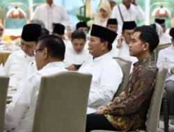 Prabowo Subianto Hadiri Acara Berbuka Bersama Partai Golkar Bersama Gibran, Menegaskan Menghormati Proses dan Menunggu Keputusan MK