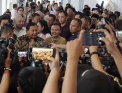 Prabowo Subianto Minta Maaf Lahir Batin pada Hari Kedua Lebaran kepada Rekan-Rekan Media