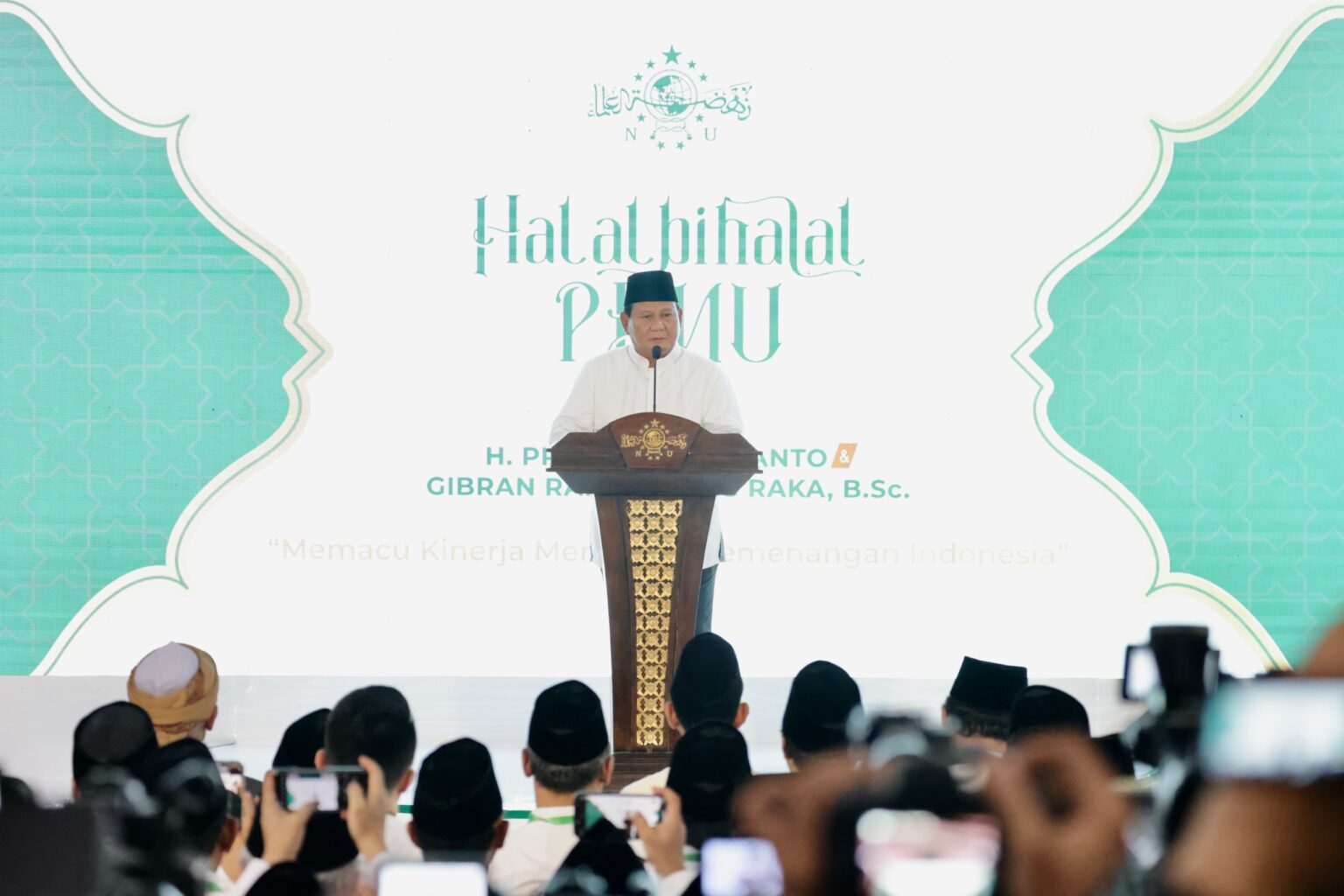 Prabowo Subianto: Gratitude for NU’s Commitment to Monitor and Back the Future Government