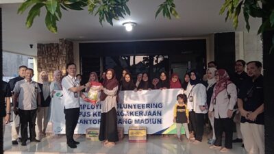 Volunteer Program by BPJS Ketenagakerjaan Madiun at Orphanage