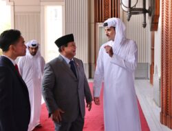 Prabowo Subianto and Gibran Rakabuming Raka Hold Meeting with Emir of Qatar and Qatar PM to Discuss Cooperation and Gaza Issues