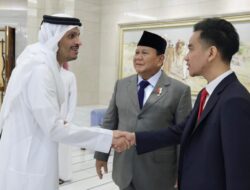 Prabowo Subianto dan Gibran Rakabuming Raka Bertemu Emir Qatar dan PM Qatar untuk Membahas Kerja Sama dan Situasi di Gaza