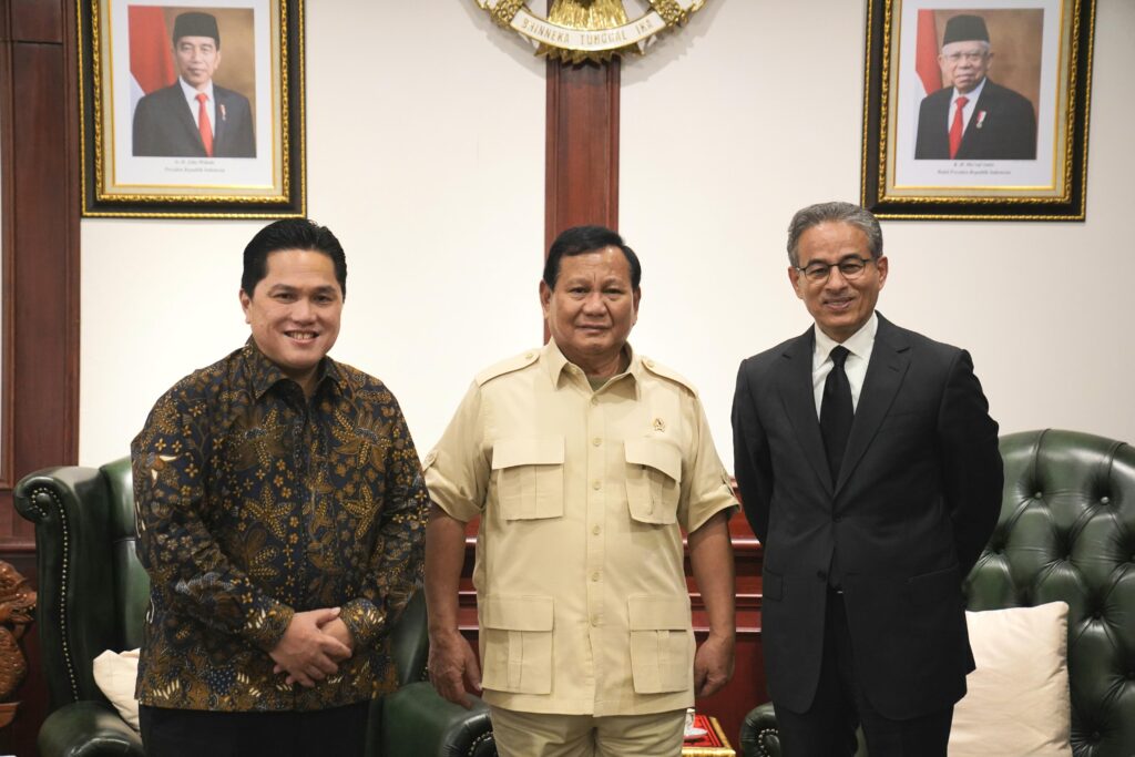 Prabowo Subianto Meets with Erick Thohir and Founder of Emaar Properties UAE to Discuss Potential Growth in Indonesia