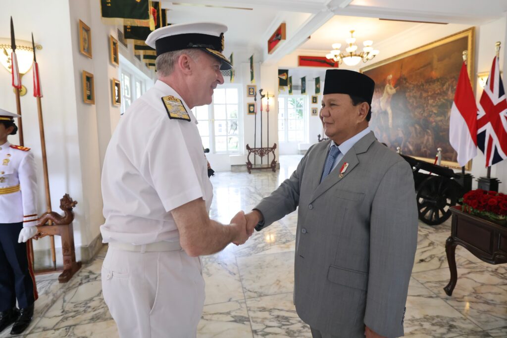 Prabowo Subianto Meets with UK Chief of Defence Staff to Discuss Strengthening RI-UK Defense Cooperation