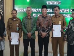 Plt Bupati Subandi Melantik 58 Kades di Sidoarjo, Masa Jabatan Diperpanjang menjadi 2 Tahun