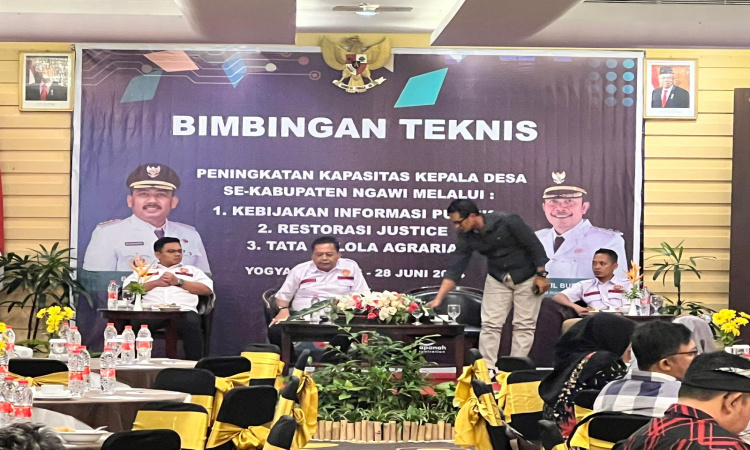 Latihan Mediasi Restoratif oleh LBH Suara Rakyat untuk Kades di Kabupaten Ngawi