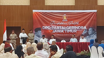 Rapimcab Gerindra di Hotel Grand Padis, Bondowoso Targetkan Kemenangan Pada Pilkada 2024