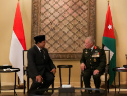 Prabowo Subianto Meets King Abdullah II, Receives Congratulations and Conveys Jokowi’s Greetings