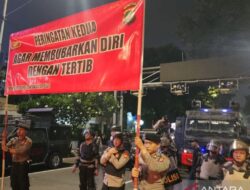 Polisi membantah tuduhan pukulan terhadap mahasiswa dan ledakan gas pada kejadian kriminal kemarin