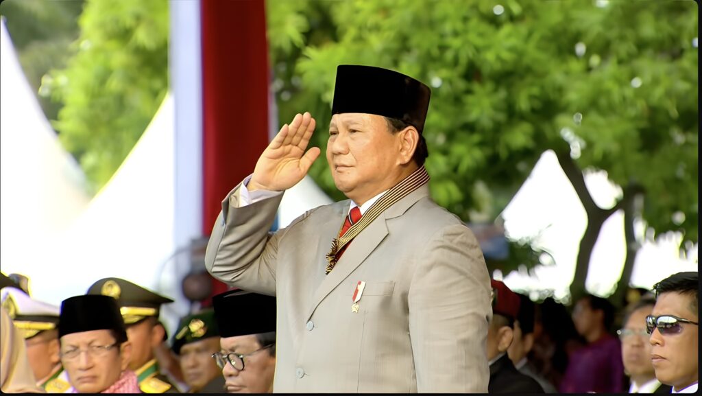 After Surgery, Prabowo Subianto Enthusiastically Returns to Participate in Bhayangkara’s 78th Anniversary Celebrations