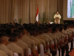 Prabowo Subianto reminds TNI-Polri Cadets that their Profession is Honorable and Noble, but Demands Sacrifice