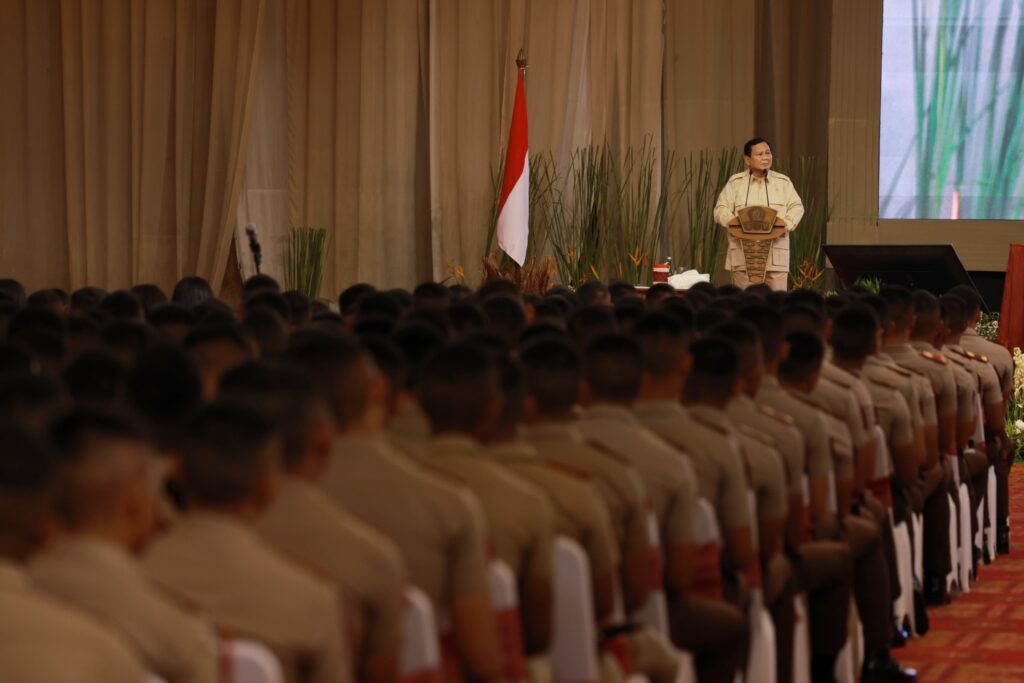 Negara harus tetap utuh, aman, dan terlindungi menurut Prabowo Subianto