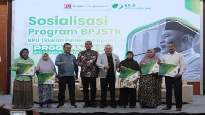 Karya Bintang Mandiri Berikan Perlindungan Jamsostek dalam CSR kepada Pekerja-Pekerja sebanyak Ratusan