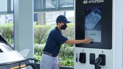 Hyundai membuat charging station-nya eksklusif untuk digunakan oleh mobil Hyundai saja