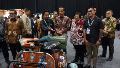 Skuter Listrik Elders Elettrico yang Diapresiasi oleh Jokowi Akan Touring ke Italia