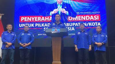 Demokrat Menyerahkan 116 Rekomendasi Calon Kepala Daerah, Jakarta dan Jabar Belum Diseleksi