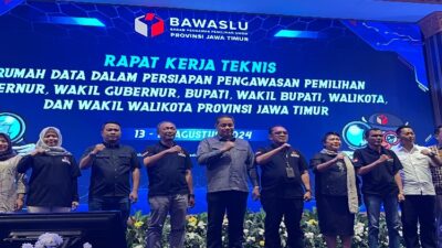 Bawaslu Jombang Mengapresiasi Peluncuran Rumah Data untuk Mempermudah Akses Pelaporan Digital Pengawas Pemilu