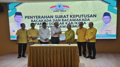 Golkar Resmi Merekomendasikan Ony dan Antok untuk Maju Lagi di Pilkada Ngawi 2024