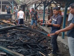 Kios di Pasar Desa Ngadri Kabupaten Blitar Terbakar, Kerugian Diperkirakan Rp 35 Juta